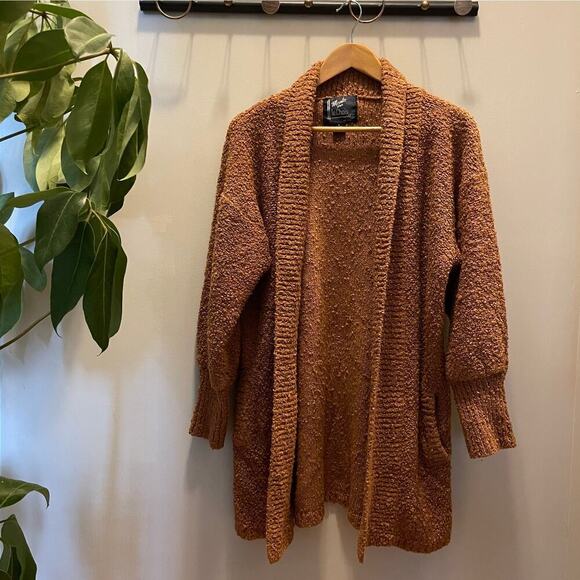 Monto Par Le Chois S Vintage 80s Boucle Knit Cardigan | Oversized Slouchy Boho - Picture 2 of 5